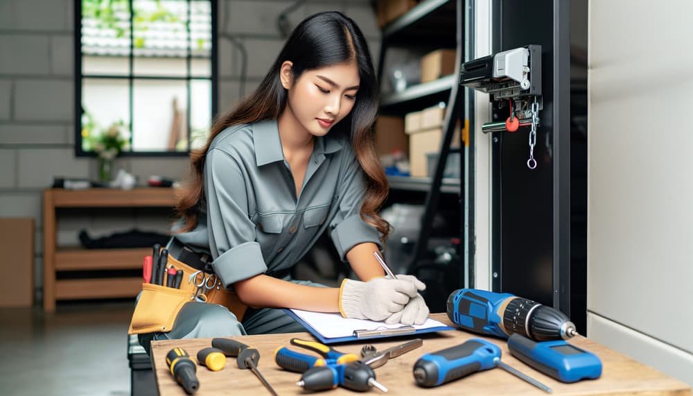 Garage door work in West Medford